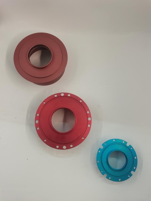 Multicolored Metal Flange Plates with CNC Precision Milling and Anodizing Process
