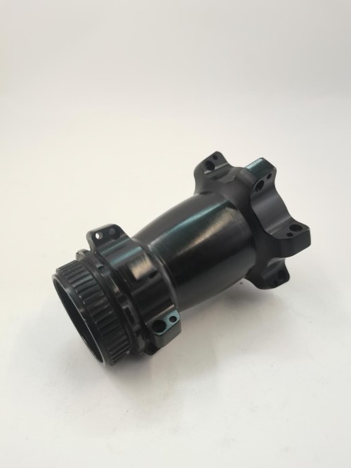 Irregular - shaped Metal Connecting Base with CNC Precision Milling and Black Anodizing Process